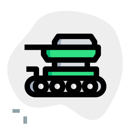 An armored all-terrain battle machine.のイラスト素材