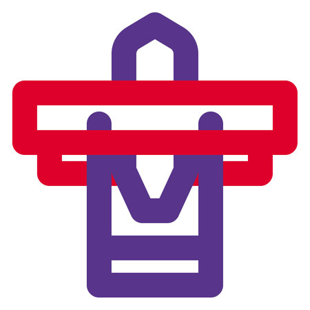 Biplanes were used for crop dusting.のイラスト素材