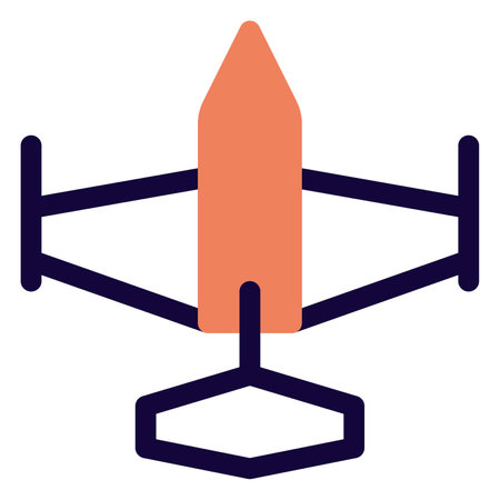 Fighter jet designed for military combat.のイラスト素材