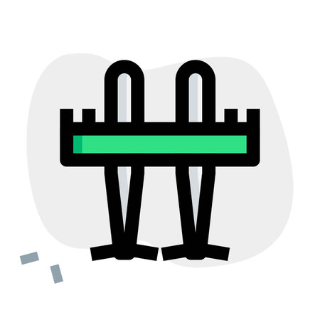 Heavy monster plane with twin fuselage.のイラスト素材