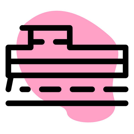 Classic mountain train with steam locomotiveのイラスト素材