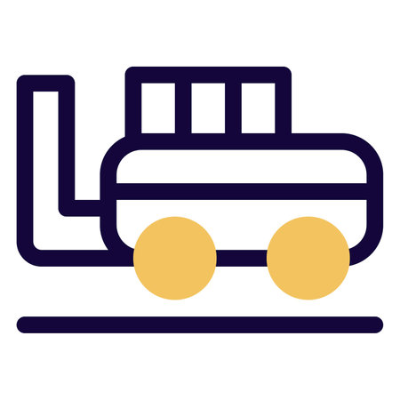 Retro steam train on railroad.のイラスト素材