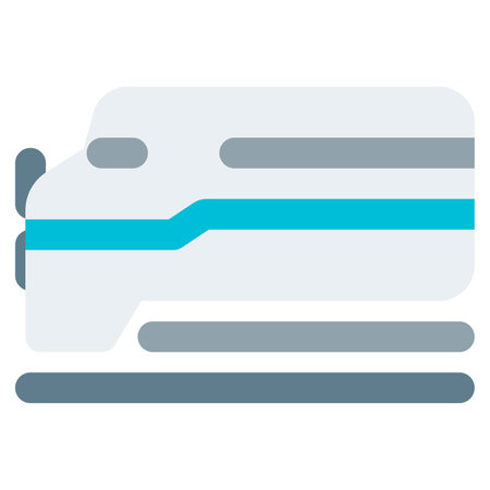 Passenger train, a vehicle used for traveling.のイラスト素材