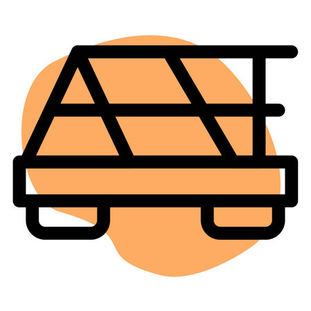 Transportation of goods via railroad carのイラスト素材