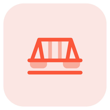 Loaded cargo transporting via train carriageのイラスト素材