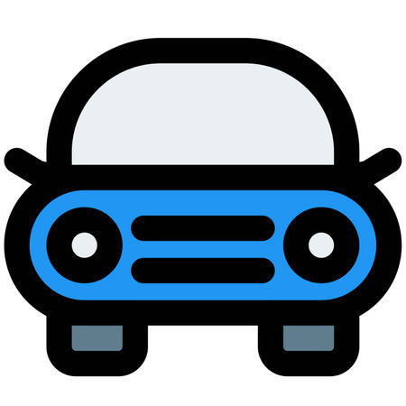 Retro minicar for private use.のイラスト素材