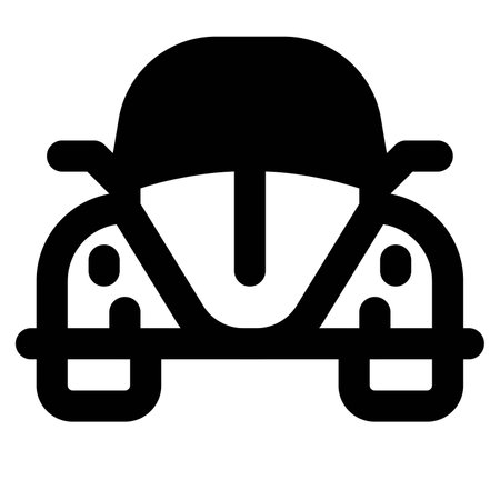 Vintage vehicle with unique wheelbase.のイラスト素材