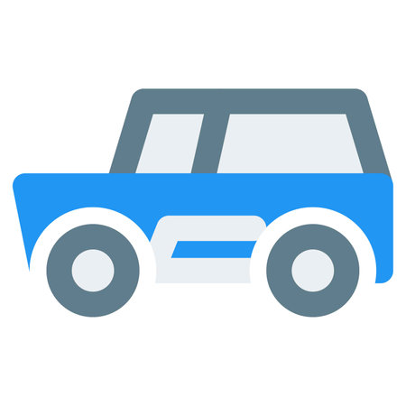 Mid-sized automobile used for travel and tripsのイラスト素材