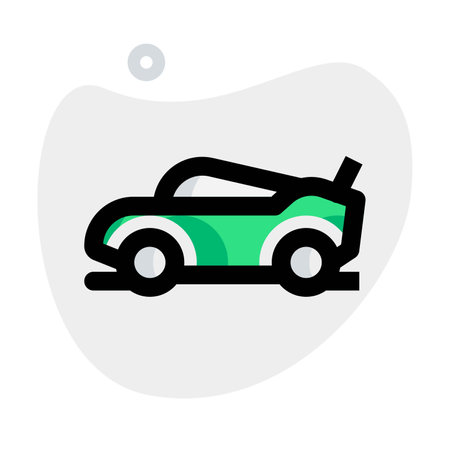Hypercar, a most superior and high-performance automobile.のイラスト素材