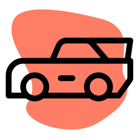 Sports prototype used for car racingのイラスト素材