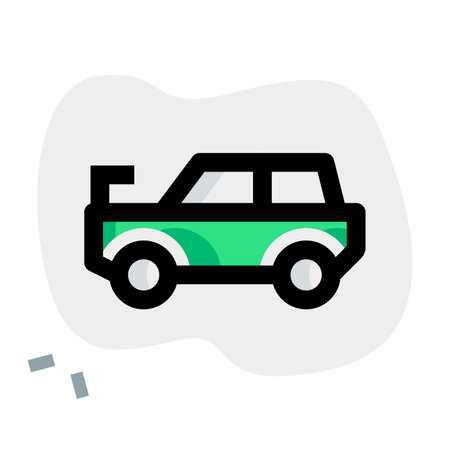 Presidential car, luxurious vehicle used by government.のイラスト素材