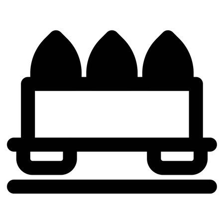 Ammunition train used to transport artillery.のイラスト素材