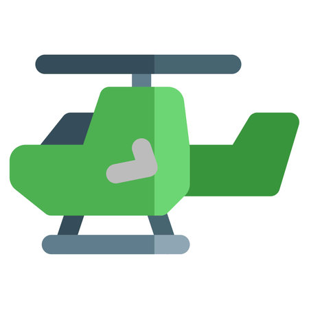 Helicopter use in emergency rescue.のイラスト素材