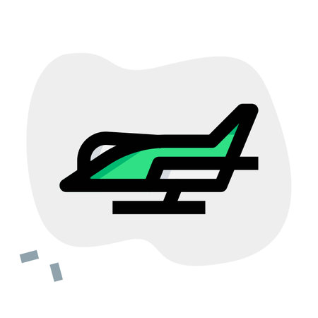 Fighter jet, utilized for military purposes.のイラスト素材