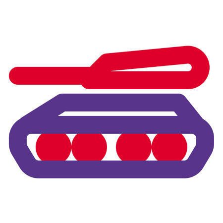A main battle tank or universal tank.のイラスト素材