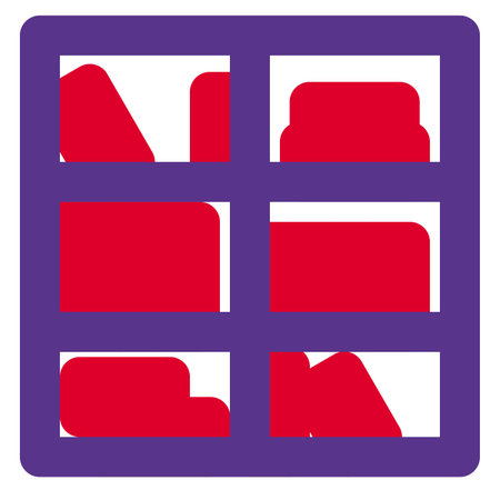 Bookcase or cabinet used to keep stuff.のイラスト素材