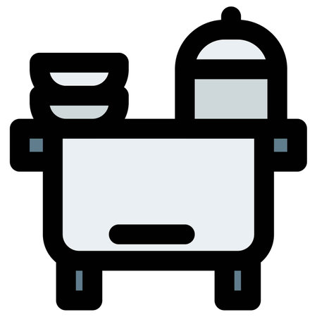 Self food service or buffet.のイラスト素材