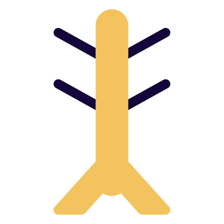 Suit valet used to hang clothes.のイラスト素材