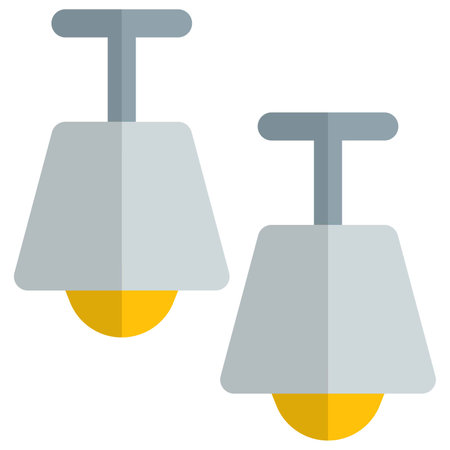 Candelabra lamps, source of light.のイラスト素材