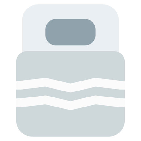 Futon, a japanese mattress-based bed.のイラスト素材