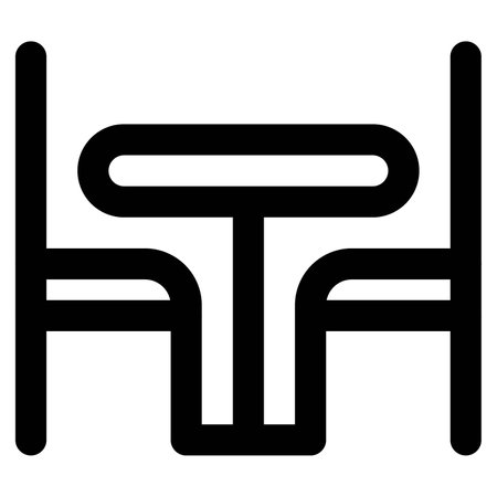 Used of dining table for consume meals.のイラスト素材