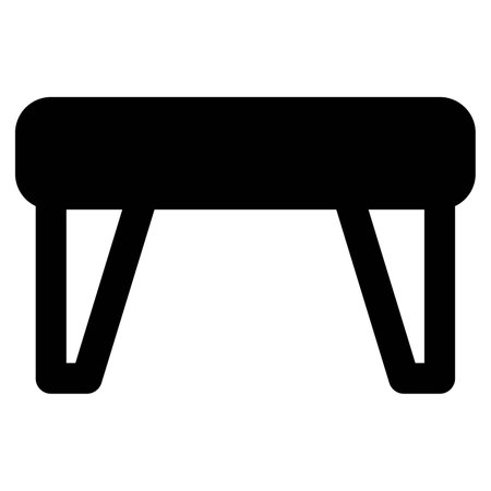 Footrest, a support used to elevate the foot.のイラスト素材