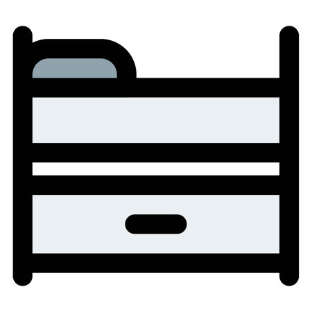 Multiple-bed trundle for limited spacesのイラスト素材