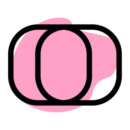 Fluffy tuffet often used for footrestのイラスト素材