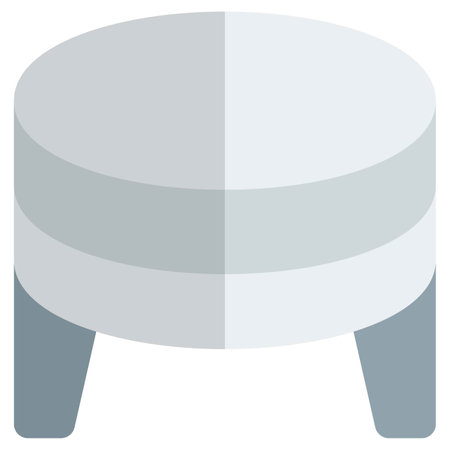 Low height tuffet used for decorのイラスト素材