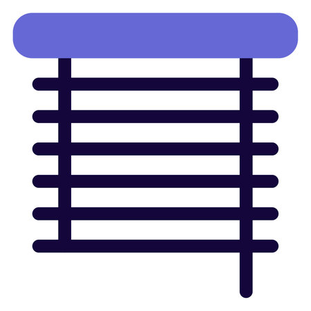 Venetian blind, a covering for windows during daytime.のイラスト素材