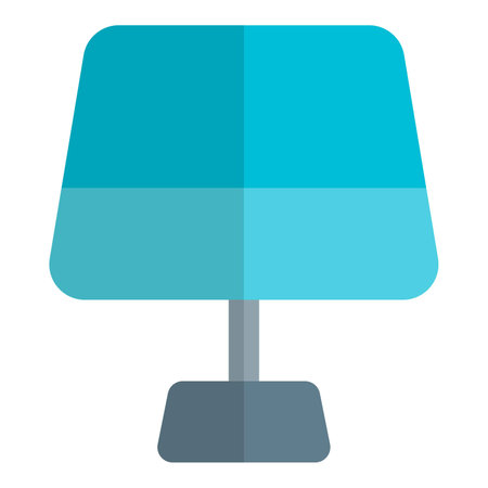 Stylish side table lamp for room decor.のイラスト素材