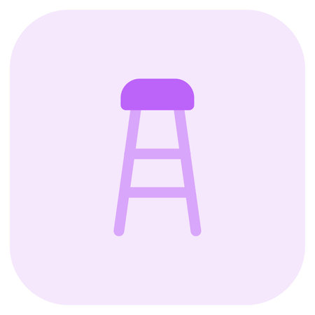 Spectator chair or bar stool.のイラスト素材