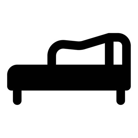 Chaise lounge, an upholstered comfy sofa.のイラスト素材