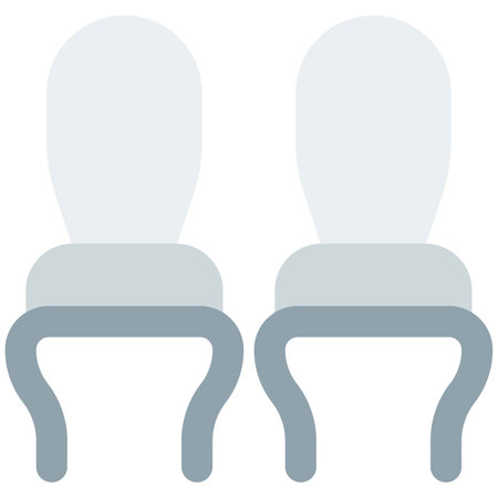 Sweetheart chairs often used in parlors.のイラスト素材