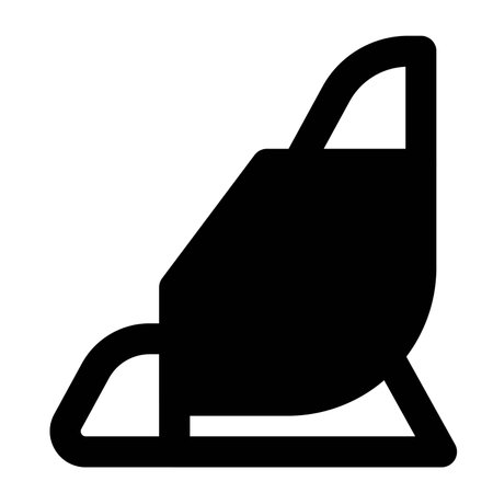 Cushioned electric recliner chair used for massageのイラスト素材