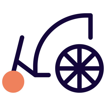 Bath chair, a vintage design of wheelchair.のイラスト素材