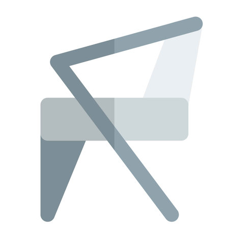 Portuguese chair, a metal based armchair.のイラスト素材