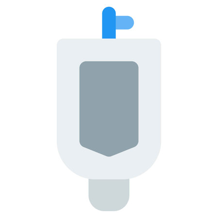 Wall mounted urinal for malesのイラスト素材