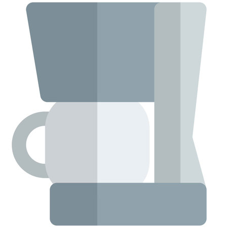 Coffee brewing auto drip electric device .のイラスト素材