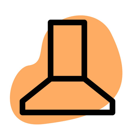 Stylish cooker hood or chimney.のイラスト素材