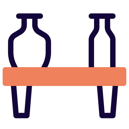 Wall mounted shelf for kitchenのイラスト素材