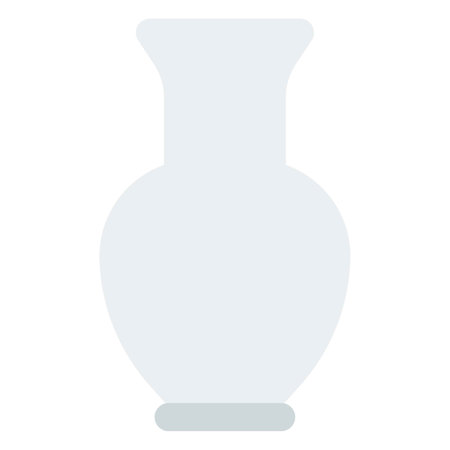 Vase, a decorative jar without handles.のイラスト素材
