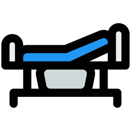 Fowler bed with special features.のイラスト素材