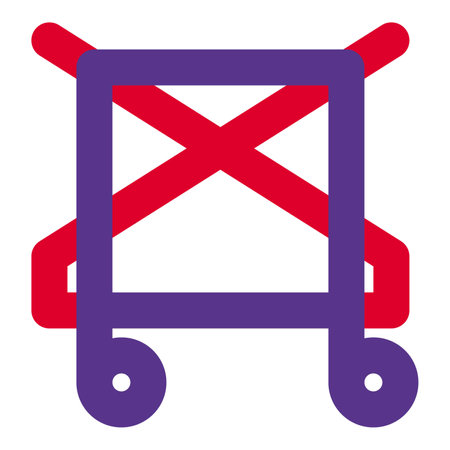 Hospitals use linen trolleys to collect patients' clothing.のイラスト素材