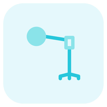 Big-size surgical light used during operations.のイラスト素材