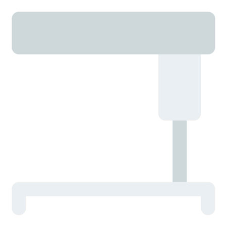 Overbed table used for keeping food trays.のイラスト素材