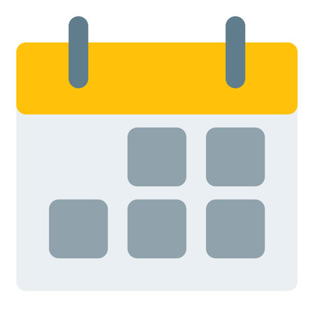 Office calendar used for scheduling plansのイラスト素材