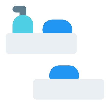 Shower caddy, a storage for bathroom.のイラスト素材