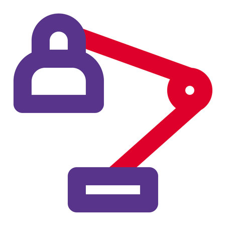 Handheld desk lamp with rechargeable battery.のイラスト素材