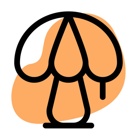 Unique lighting design for corner decorのイラスト素材